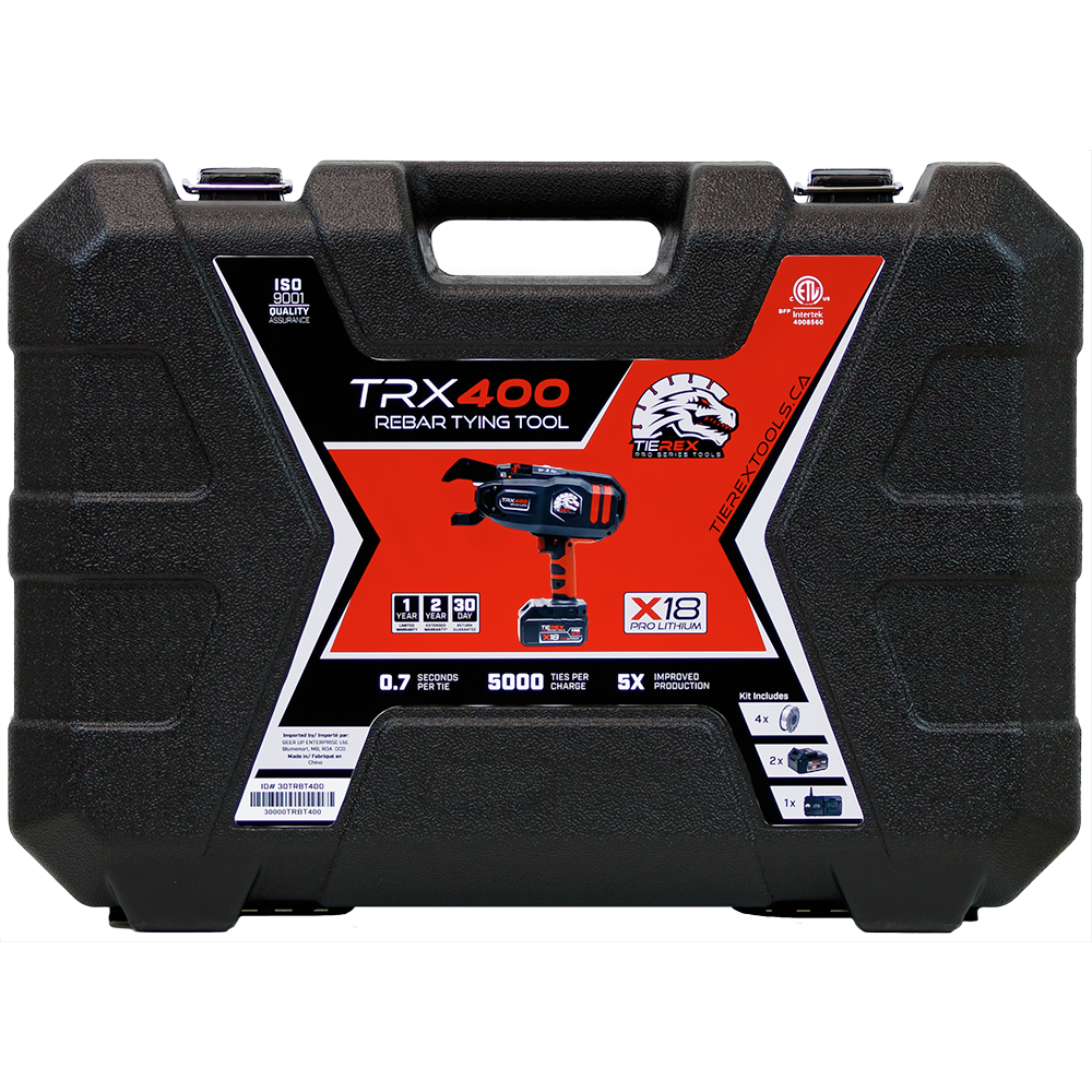 TRX600 Brushless Rebar Tying Tool Kit – TieRex